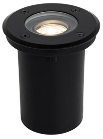 Zewnetrzna Nowoczesny zewnętrzny reflektor naziemny czarny 35 mm regulowany IP65 - Delux Nowoczesny Oswietlenie zewnetrzne