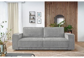 Jasnoszara sofa rozkładana Emile – Bobochic Paris