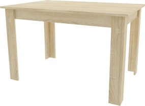 PROMOCJA Stół jadalniany z blatem w dekorze dąb sonoma UMEKO 120x80 II. jakość