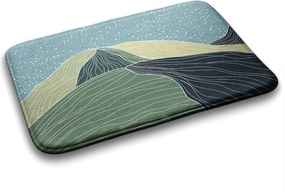 Dywanik antypoślizgowy do łazienki Dywanik antypoślizgowy do łazienki Geometryczny Krajobraz