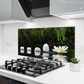 Panel Szklany do Kuchni Lilia Wodna Na Jeziorze