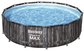 Basen stelażowy Steel Pro Max 427x 107 cm 13030 l BESTWAY