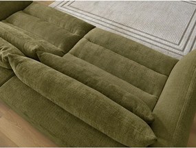 Zielona sofa z tkaniny szenilowej 276 cm Neil – Bobochic Paris