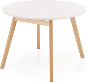 Okrągły rozkładany stół z kaszmirowym blatem Ruben Halmar