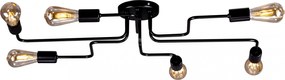 Czarna industrialna lampa sufitowa - S142 R7-C91