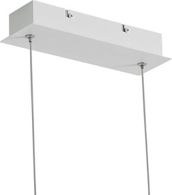 Lampa wisząca biała z LED z 3-stopniową regulacją jasności 2700-4000K z przełącznikiem DIP - Keane