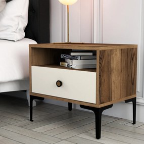 Szafka nocna Lisbon Walnut Cream