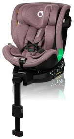 Lionelo - Fotelik obrotowy HARMONY i-Size 40-150 cm różowy z bazą