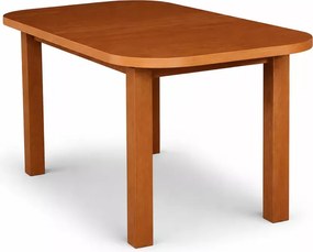 Stół rozkładany Noelo 150–190/80 cm – owalny stół do jadalni z laminowanym blatem i bukowymi nogami