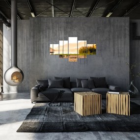 Obraz huśtawki w przyrodzie (125x70 cm)