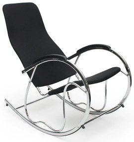 Bujany fotel do salonu  czarnyD8-E66