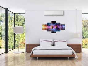 Obraz - Układ Słoneczny (125x70 cm)