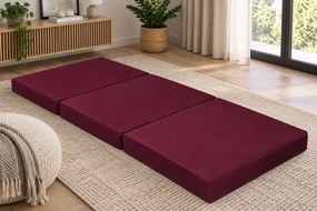 Materac 180/60 + Torba składany turystyczny tkanina Welur : Kolor tkaniny - VELVET - MG02, Rozmiar - 180/60/6, Typ tkaniny - Velvet
