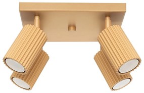 Lampa punktowa w kolorze złota 25x25 cm Gleam – Sollux