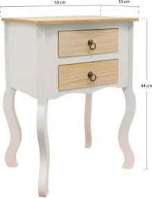 Szafka nocna Cabriole 2 szuflady 50 cm