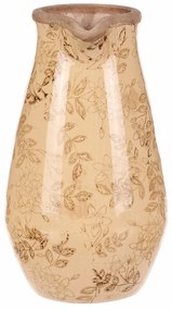 Waza ceramiczna Flores retro, dzbanek, 17 x 22 cm