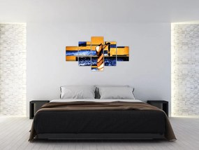 Obraz obrazu abstrakcyjnego (125x70 cm)
