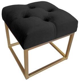 Pufa CHESTERFIELD LOFT ławka postawa złota MG19