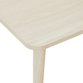 Stolik z blatem w dekorze dębu 90x55 cm Nyborg – Furnhouse