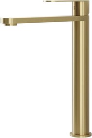 Bateria umywalkowa TARNBY 27,3 cm, szczotkowany mosiądz