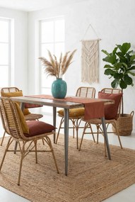 Wielokolorowy stół z drewna z odzysku A5-H03