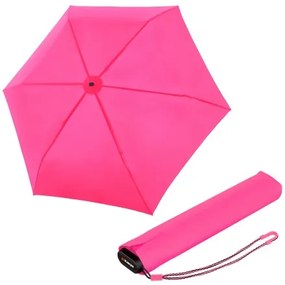 KNIRPS US.050 NEON PINK - lekki damski parasol składany na płasko