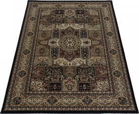 Dywan klasyczny Kashmir beżowo-czarny 120 cm x 170 cm
