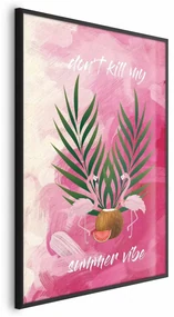 Plakat Summer Vibe 60x90 cm z ramą czarną bez marginesu ARTGEIST B