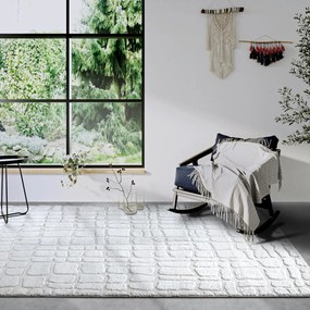 Dywan nowoczesny Gallery 3D  kremowy 160 cm x 235 cm