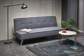 Popielata 3-osobowa sofa rozkładana - Onil