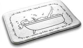 Dywanik antypoślizgowy do łazienki Dywanik antypoślizgowy do łazienki Kobieta Wanna Relax