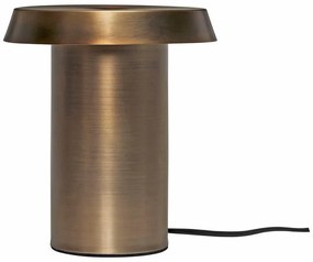 Brązowa metalowa lampa stołowa Keen – Hübsch