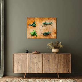 Obraz na szkle - Zioła (70x50 cm)