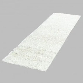 Dywan shaggy jednokolorowy krem 80 cm x 250 cm
