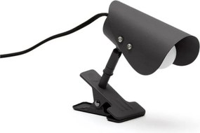 Czarna metalowa lampa stołowa z klipsem (wysokość 16 cm) Jula – Kave Home