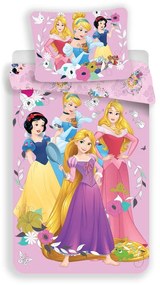 Bawełniana dziecięca pościel jednoosobowa 140x200 cm Princess – Jerry Fabrics
