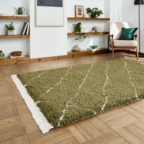 Zielony dywan 200x290 cm Boho – Think Rugs