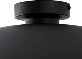 Inteligentna lampa sufitowa czarna ze złotem 60 cm z WiFi A60 - Emilienne