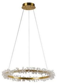 LED 40W 230V lampa sufitowa ściemnialna na linkę 3000-6500K złota + DO