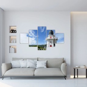 Obraz latarni morskiej Akaroa w Nowej Zelandii (125x70 cm)