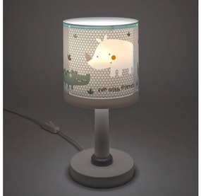 Dalber 60621N - LED lampka dziecięca RHINO&CROCO 1xG4/4W/230V szara