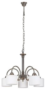 Rabalux 7276 - Żyrandol EDITH 5xE27/60W/230V brąz