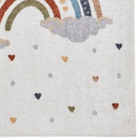 Kremowy dywan dziecięcy 120x170 cm Vida Rainbow – Think Rugs