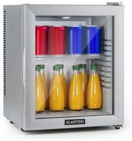 Klarstein Brooklyn 47.5cm 23L Lodówka na Napoje Srebrny