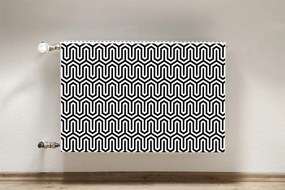 Maskownica dekoracyjna grzejnika Geometryczny wzór