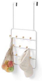 Biały metalowy wieszak na drzwi 36 cm Estique – Umbra