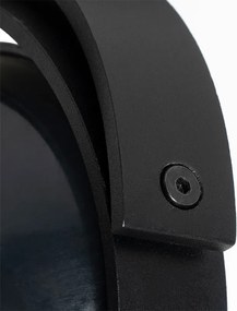 Nowoczesny reflektor szynowy 3-fazowy czarny - Master 111 Honey