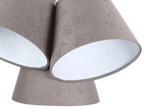 Szaro-biała lampa wisząca dzwonki - EXX68-Botina