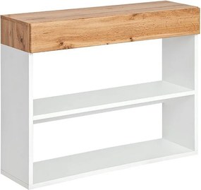 Szafka na buty wisząca EASY 2 biała/dąb wotan