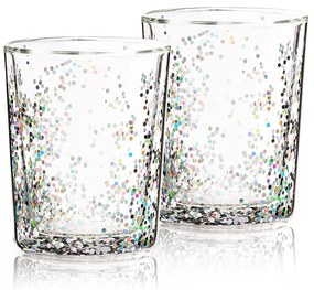 4Home Szklanka termiczna Hot&Cool Sparkle 250 ml, 2 szt.